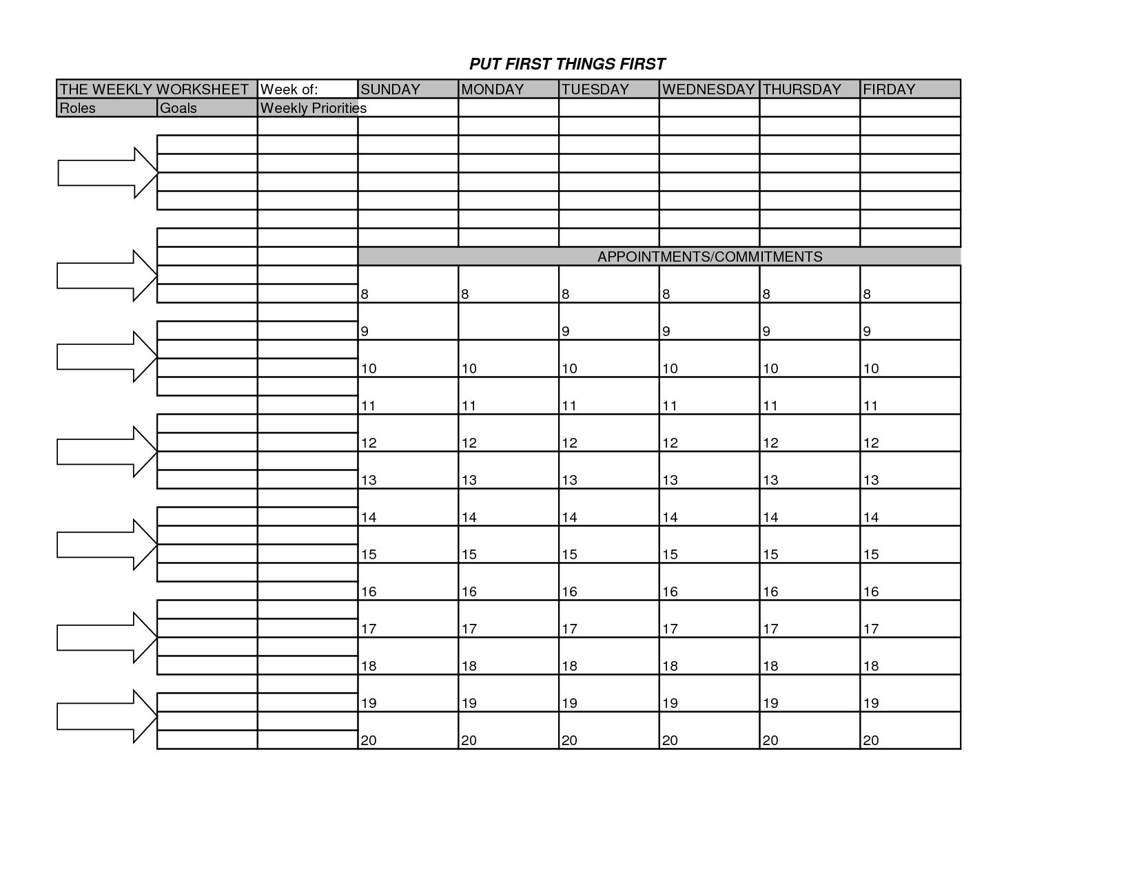 19 Best Images Of Covey 7 Habits Worksheets Printable