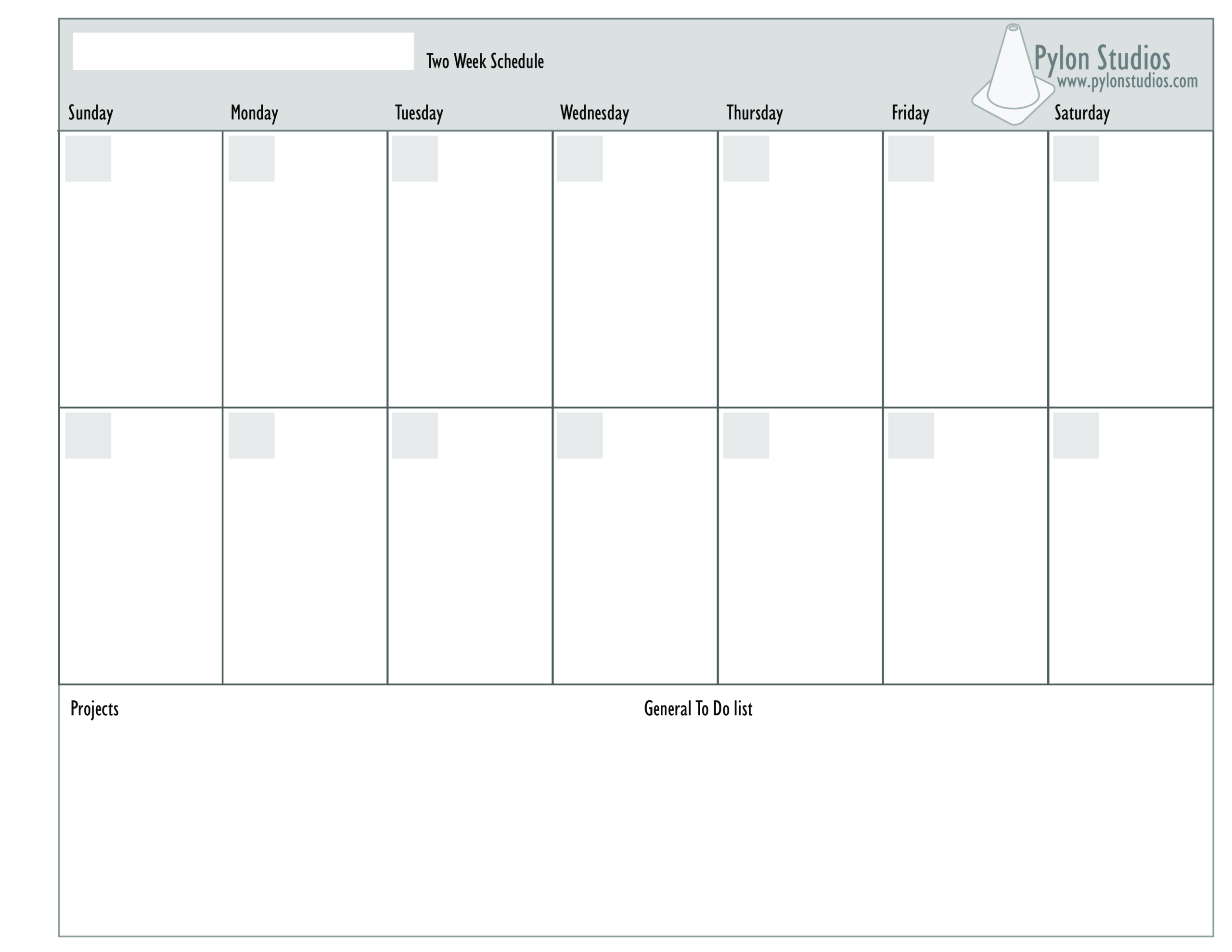 2 Week Calendar - How To Create A 2 Week Calendar? Download