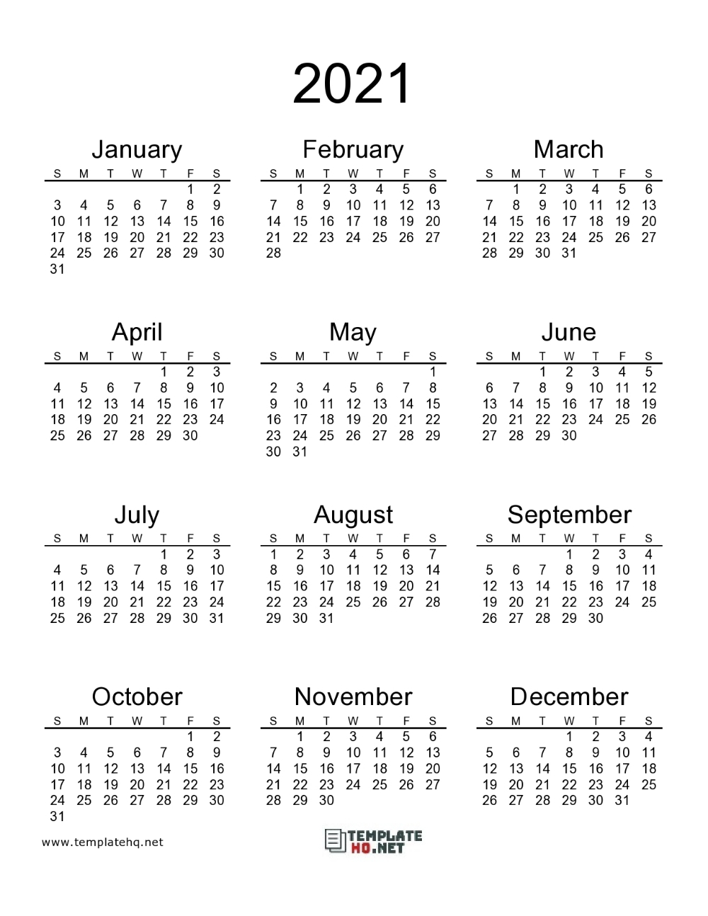 2021 Calendar Printable 00 In 2020 | Calendar Printables