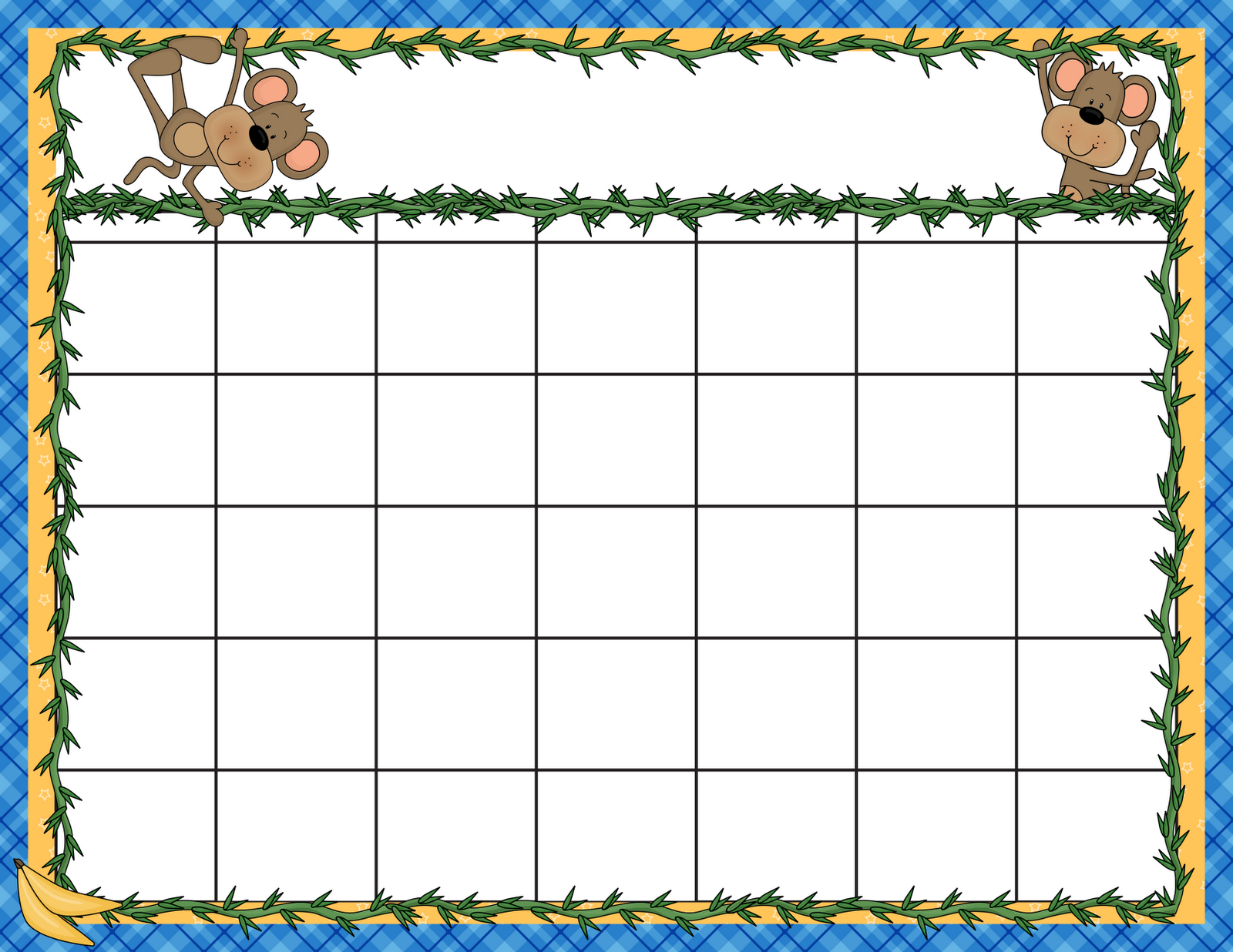 13 Calendar Templates For Kindergarten Monthly Calendars To Print 