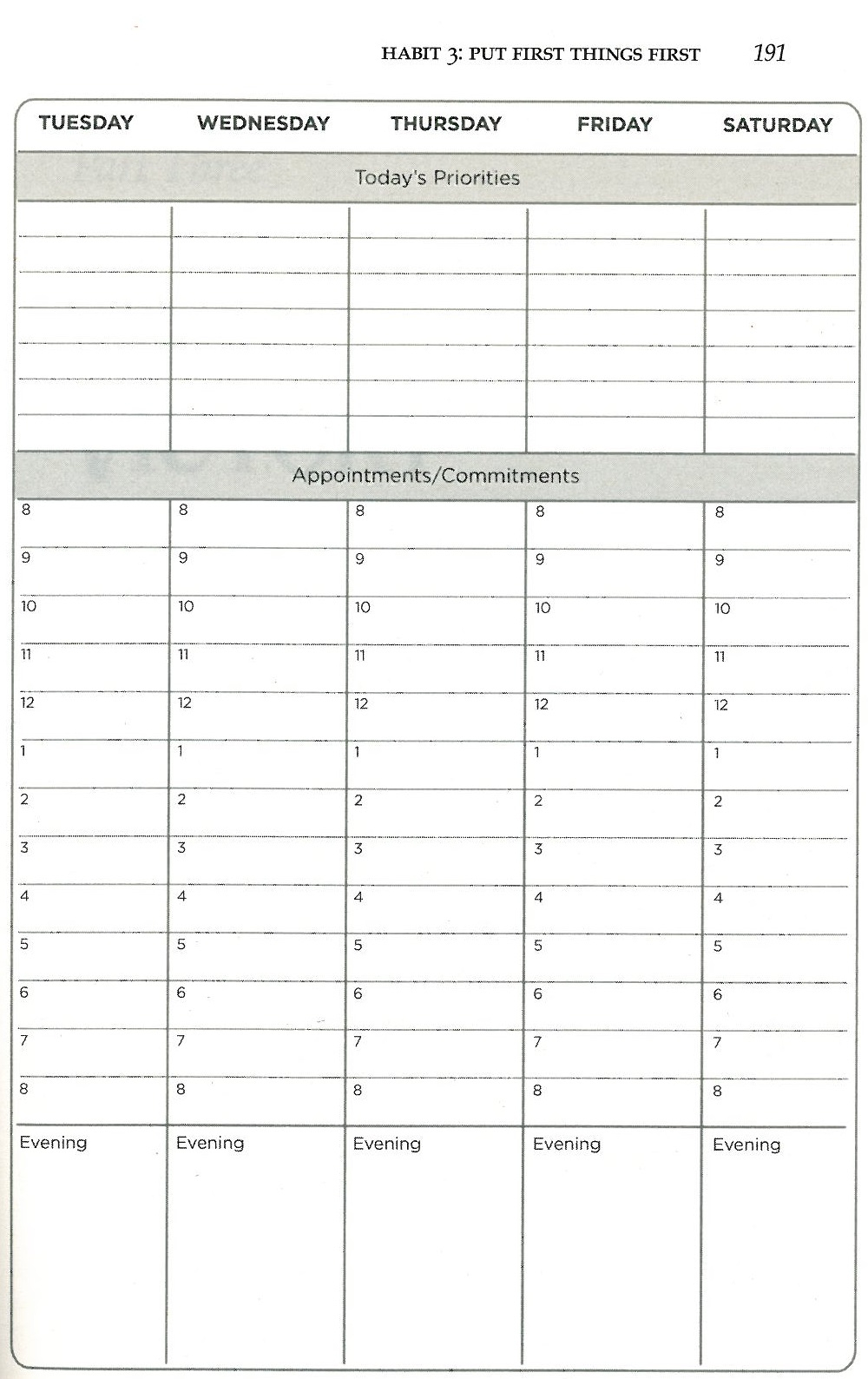 schedule creator for better habits