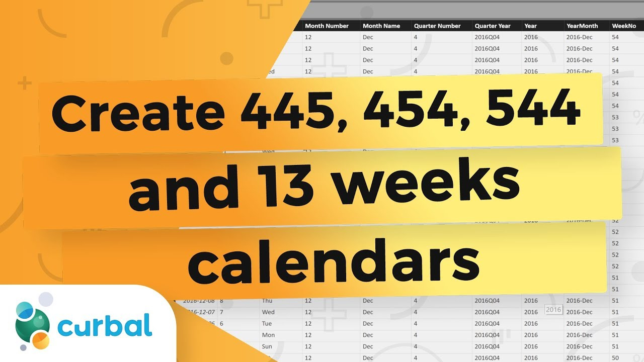 Create A Custom 4-4-5 Calendar That Self-Generates In Power Bi - Power Bi  Tips &amp; Tricks 23