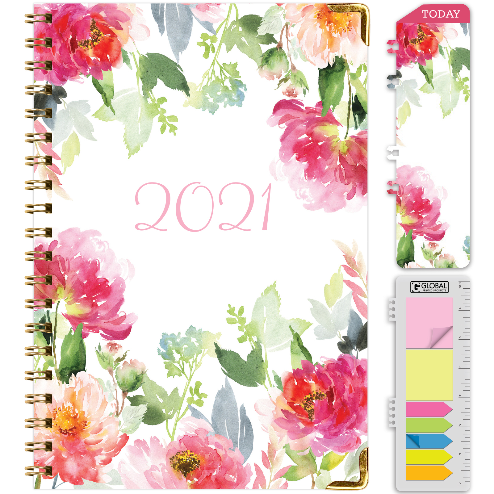 Details About Hardcover 2021 Planner - (Nov 2020 - Dec 2021) Daily Weekly  Monthly Planner