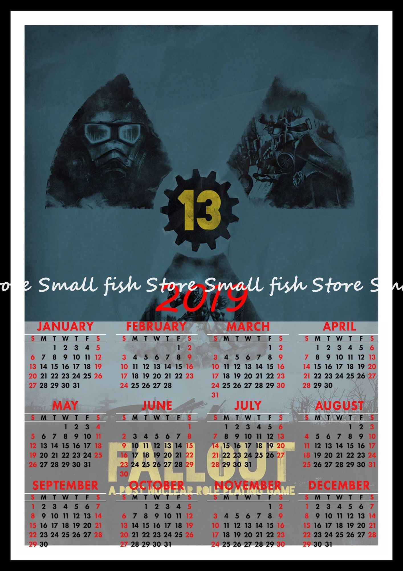 Fallout 4 Calendar Calendar Printables Free Templates