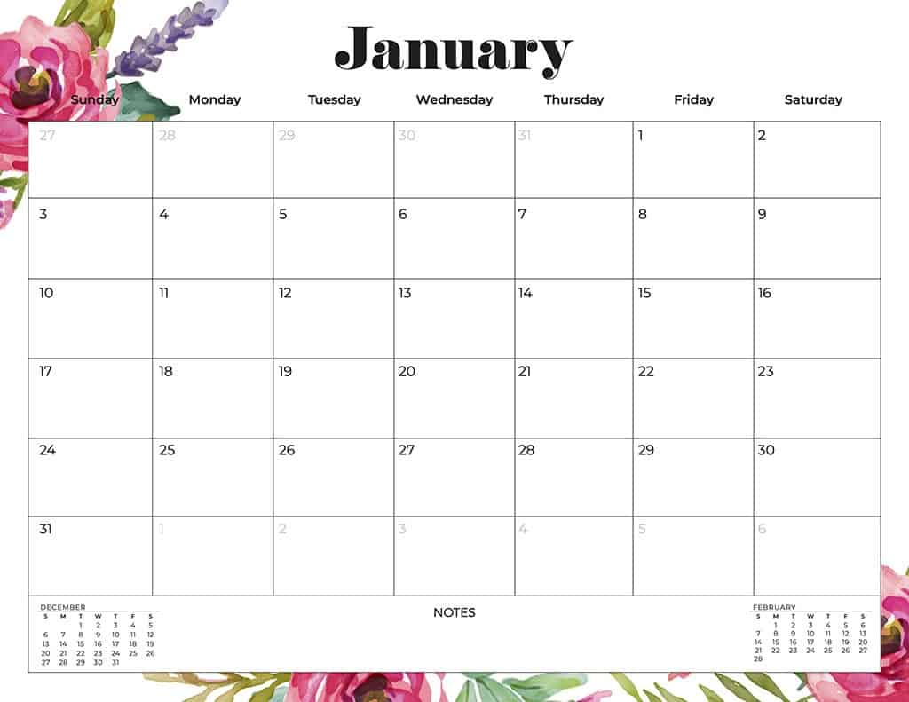 Free 2021 Calendars — 75 Beautiful Designs To Choose From!