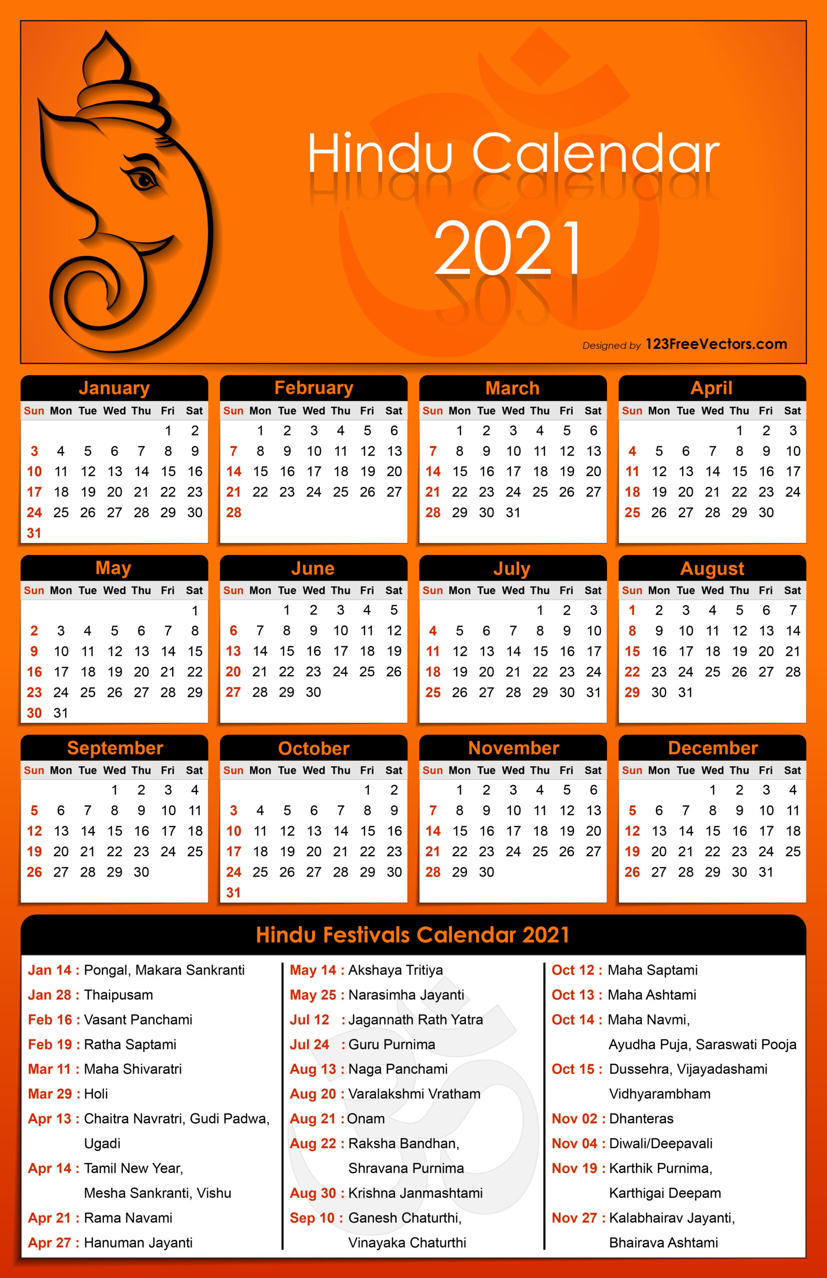 Gujarati Calendar 2021 Pdf | Calendar Printables Free Templates