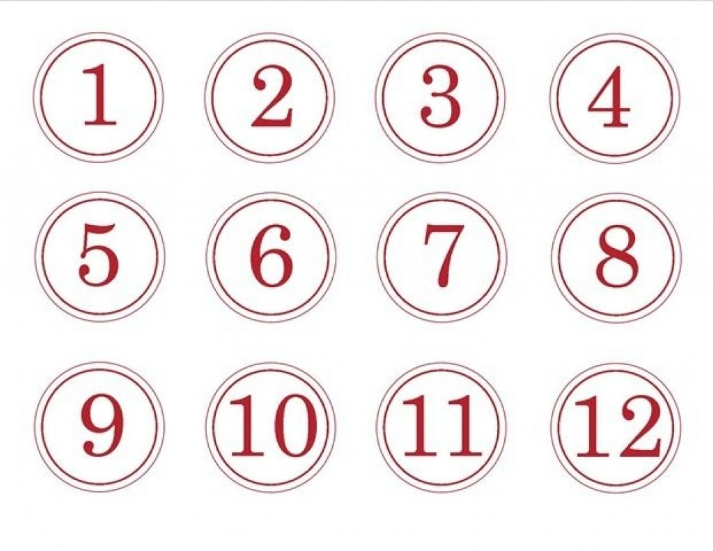 Numbers 131 For Calendar Calendar Printables Free Templates
