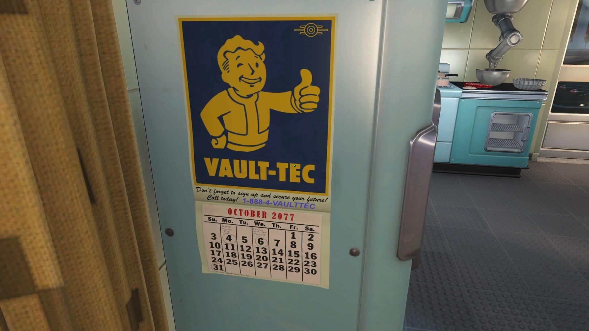 Fallout 4 Calendar Calendar Printables Free Templates