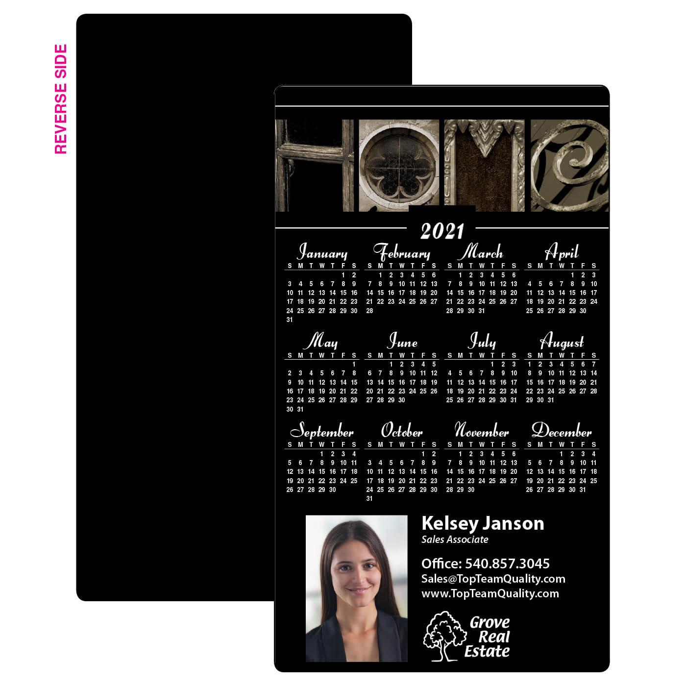 Home Year-At-A-Glance Calendar Magnet