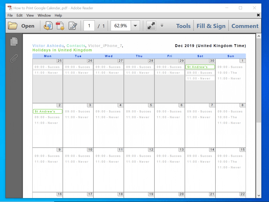 Print Google Calendar With Details How To Calendar Printables Free