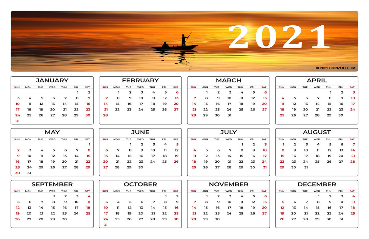 I Feel Like A Butterfly: 2021 Calendar 11X17 Printable Template