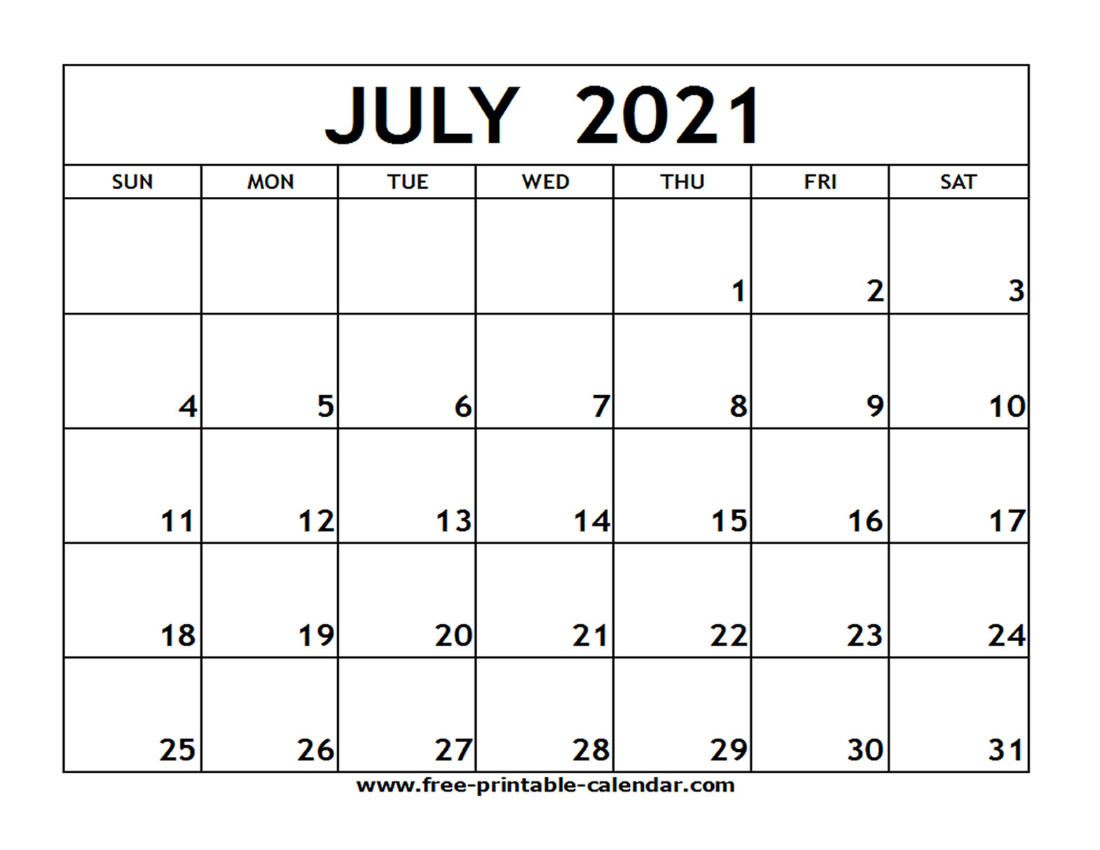 July 2021 Calendar With Notes | Calendar Printables Free Templates