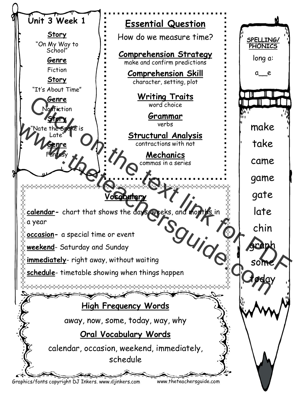 Mcgraw-Hill Wonders First Grade Resources And Printouts