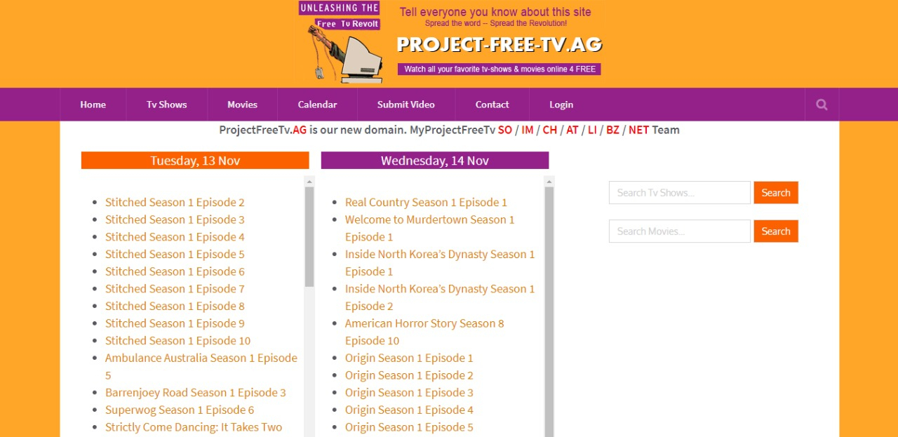 Project Free Tv: Watch Tv Shows Online On Projectfreetv