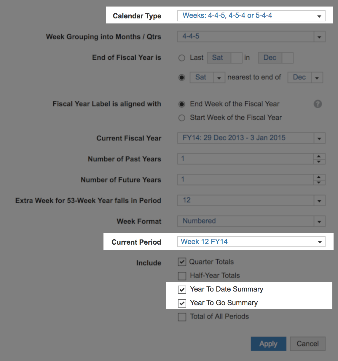 Set Up A 53 Week Year - Anaplan Technical Documentation