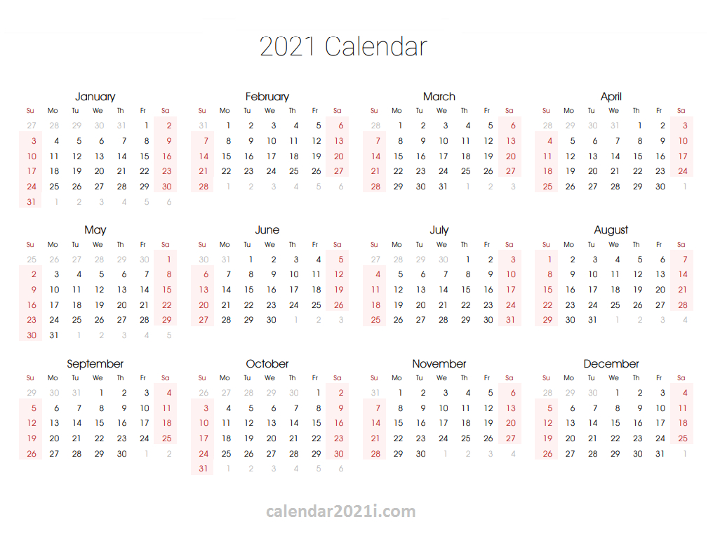 2021 Calendar Templates Editableword - 15 Free Monthly