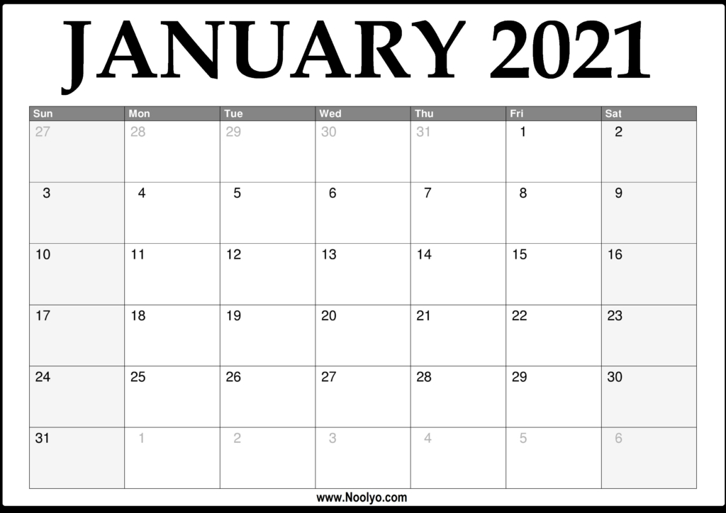 2021 Print Free Calendars Without Downloading | Calendar