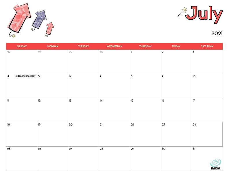 2021 Printable Calendars For Kids - Imom