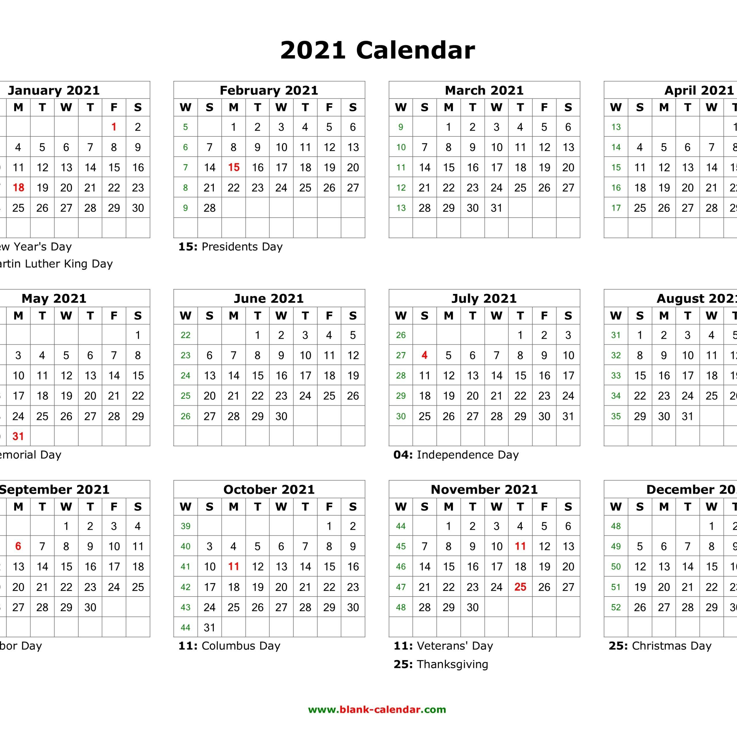 Free Editable Calendar 2021 | Calendar Printables Free Blank