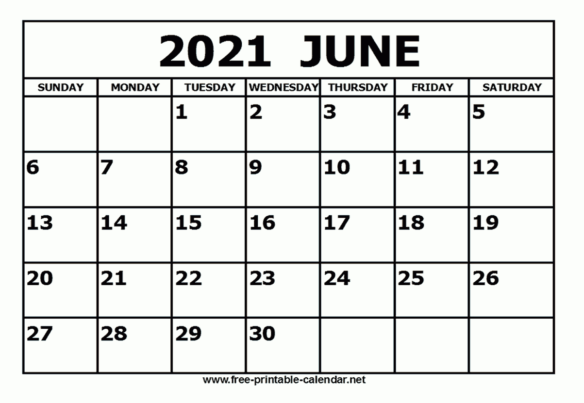 Free Printable June Calendar Calendar Printables Free Templates