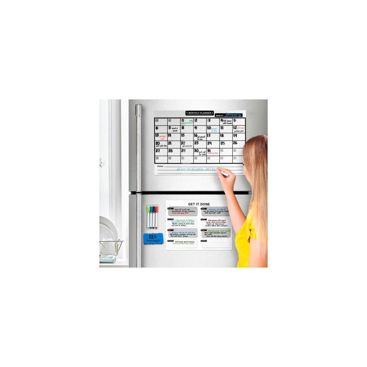 Magnetic Dry Erase Calendar 17X12 And Weekly Magnetic Calendar For Cashback - Rebatekey