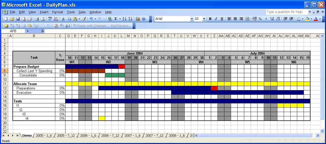 Officehelp - Template (00031) - Calendar Templates 2005
