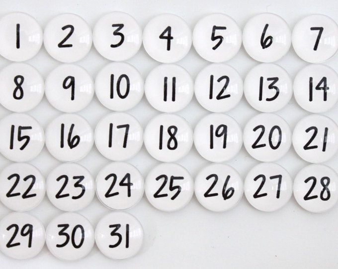 numbers for calendars 1 31 calendar printables free