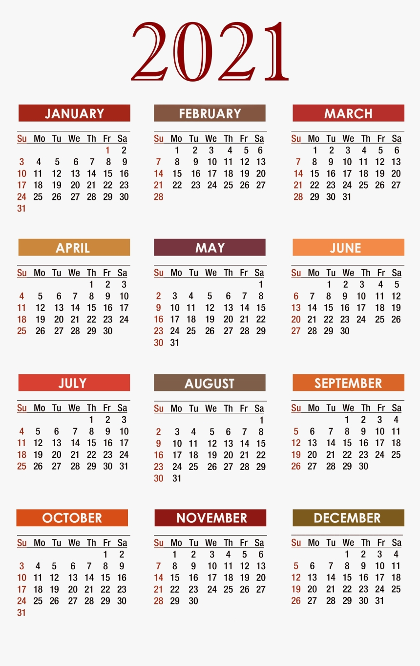 Print Pocket 2021 Calendar Free - Template Calendar Design