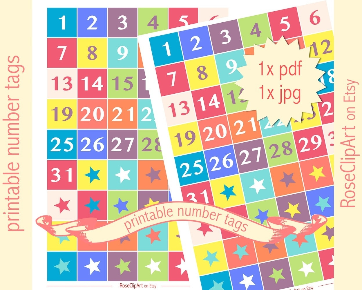 Printable Numbers Up To 31 | Ten Free Printable Calendar