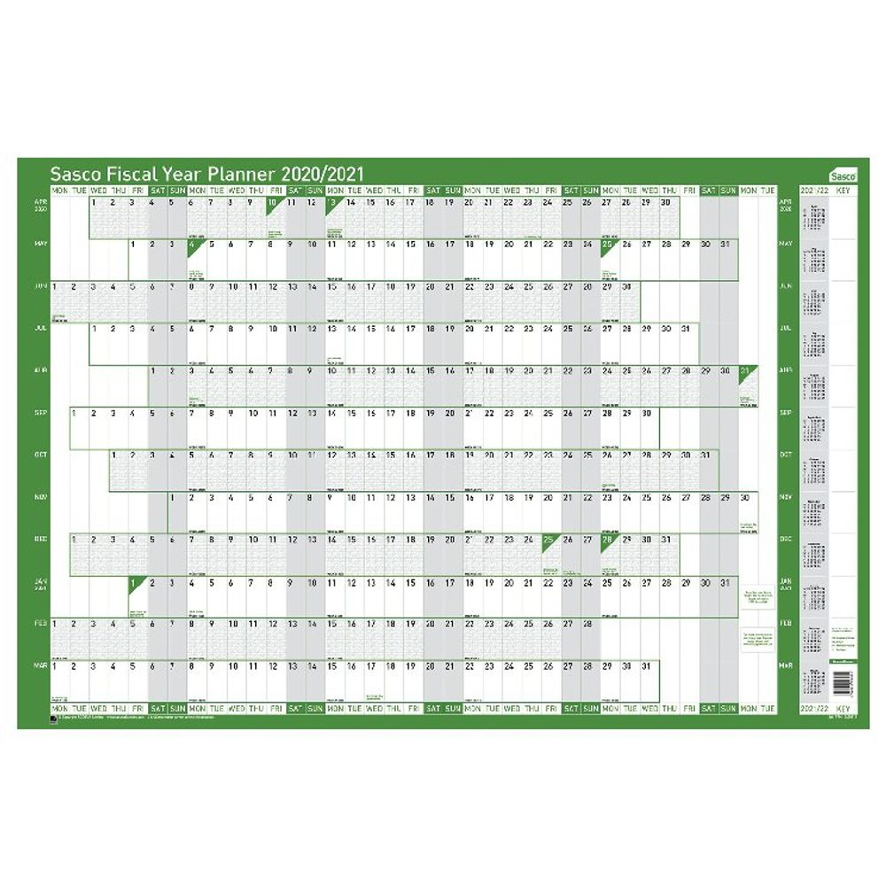 Sasco Fiscal Year Planner 2020-2021 2410111