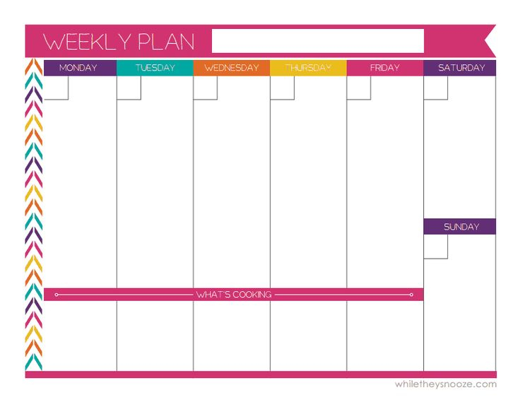 The 25+ Best Weekly Planner Ideas On Pinterest | Weekly