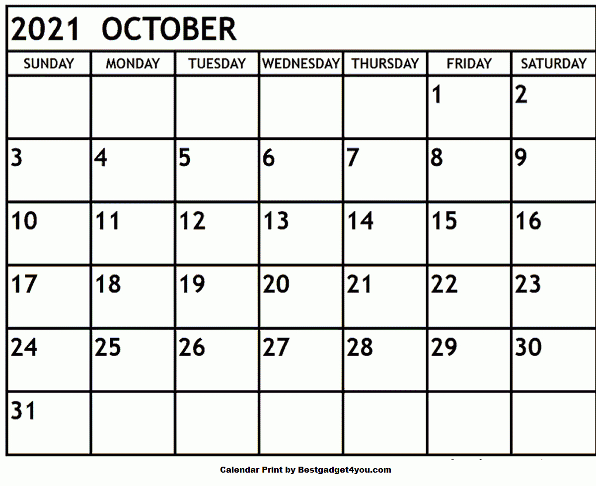 October 2021 In 2020 | Calendar Printables June 2019
