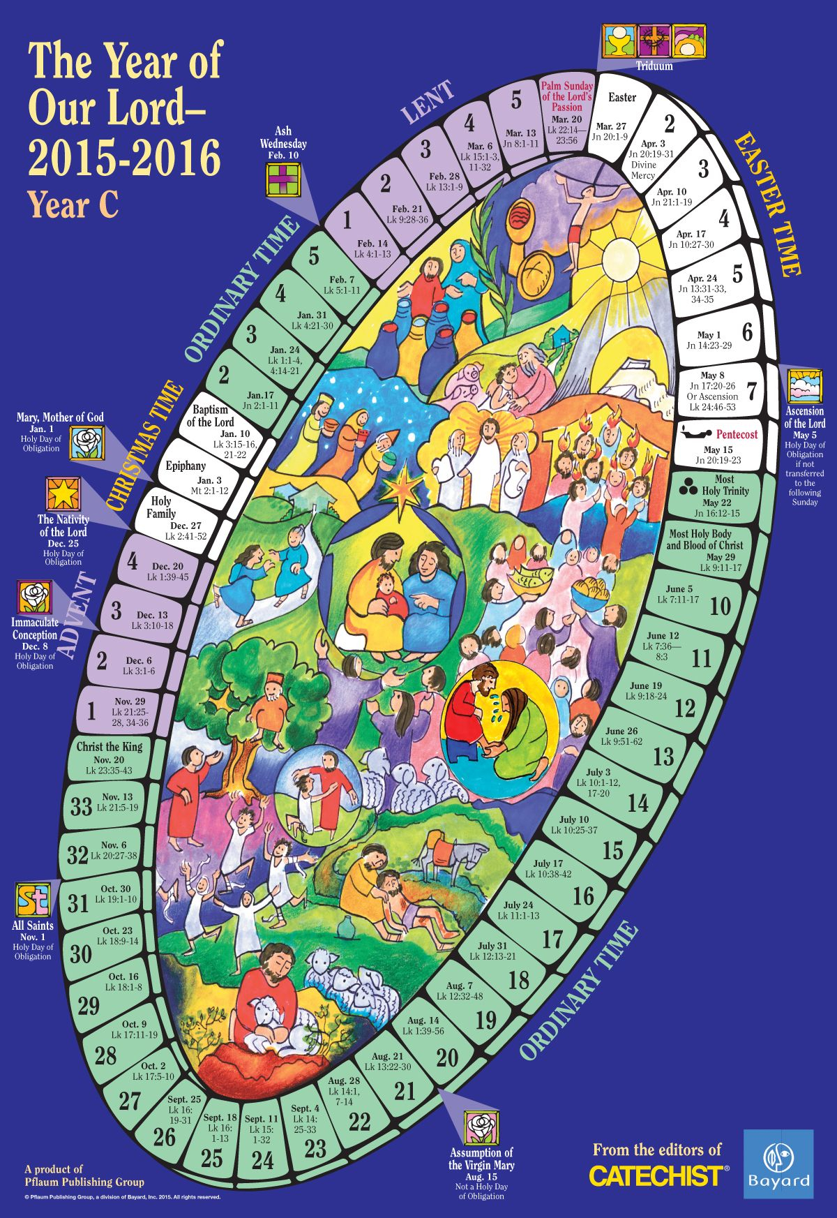 20+ Liturgical Calendar 2021 - Free Download Printable