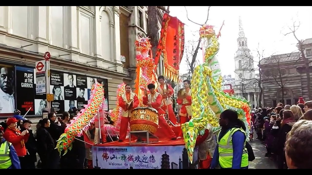 2016 Chinese New Year Parade London Uk - Youtube