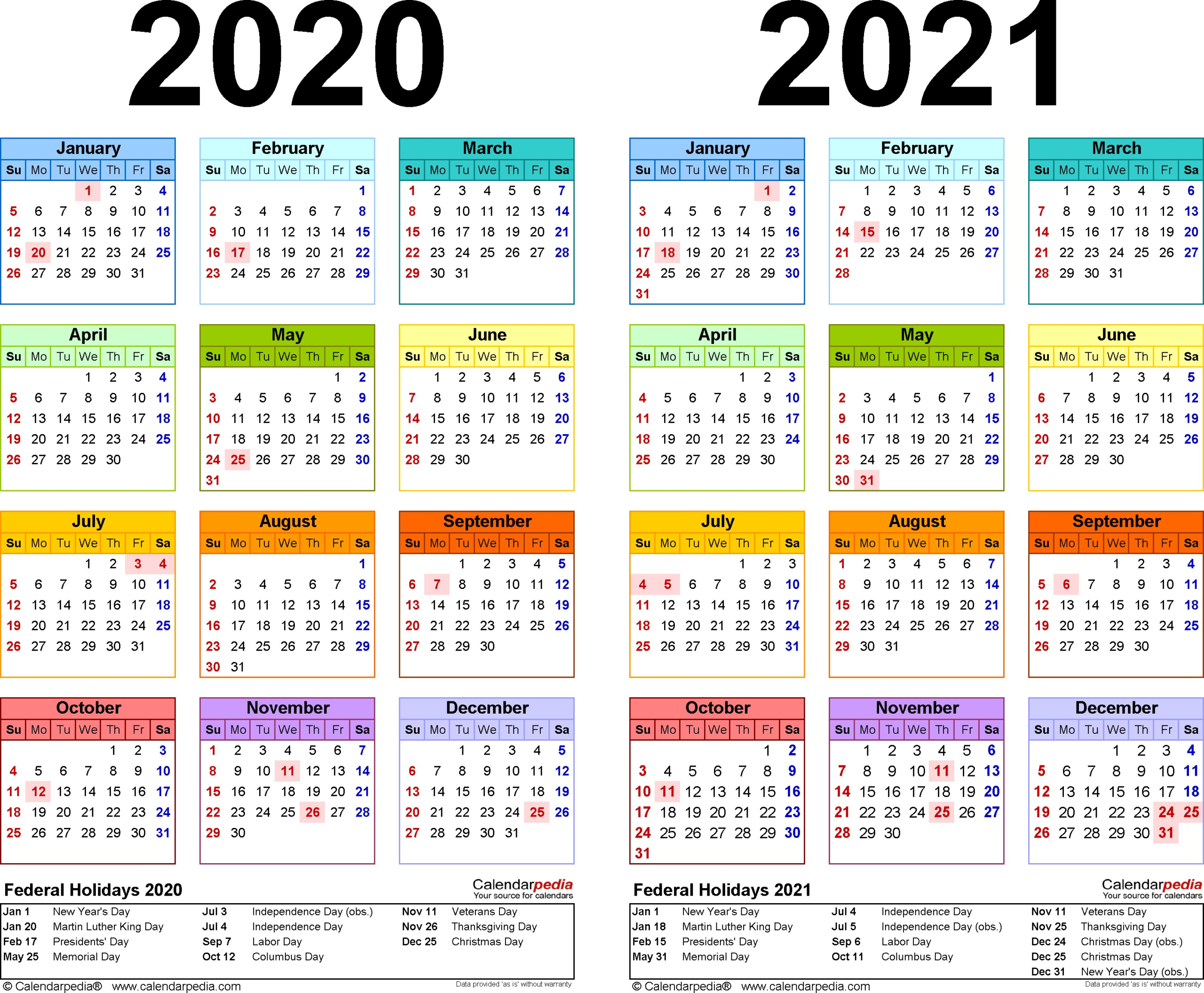 2020 And 2021 School Calendar Printable | Free Printable