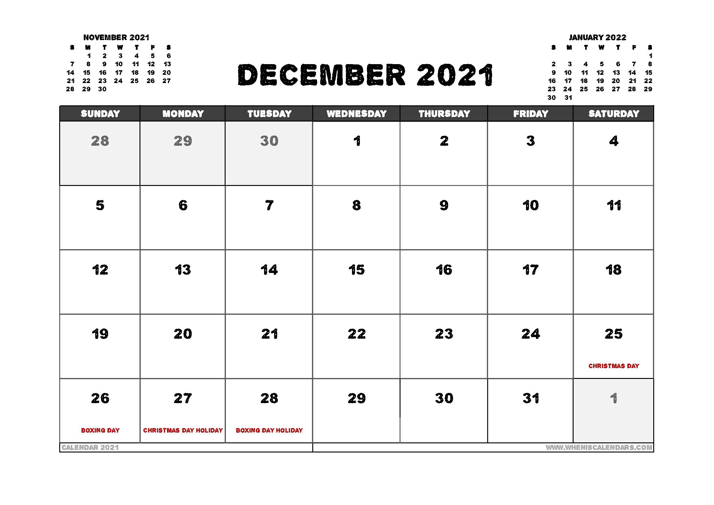 2021 Calendar Australia Printable | Printable Calendars 2021