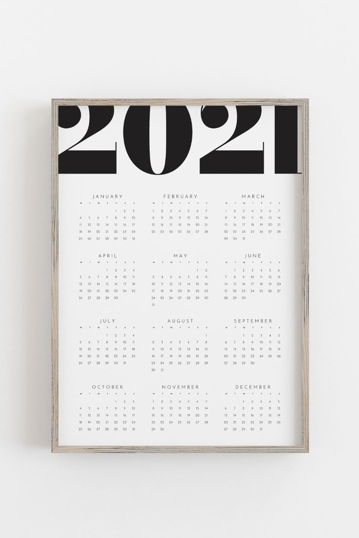 2021 Calendars And Planners | Pinterest