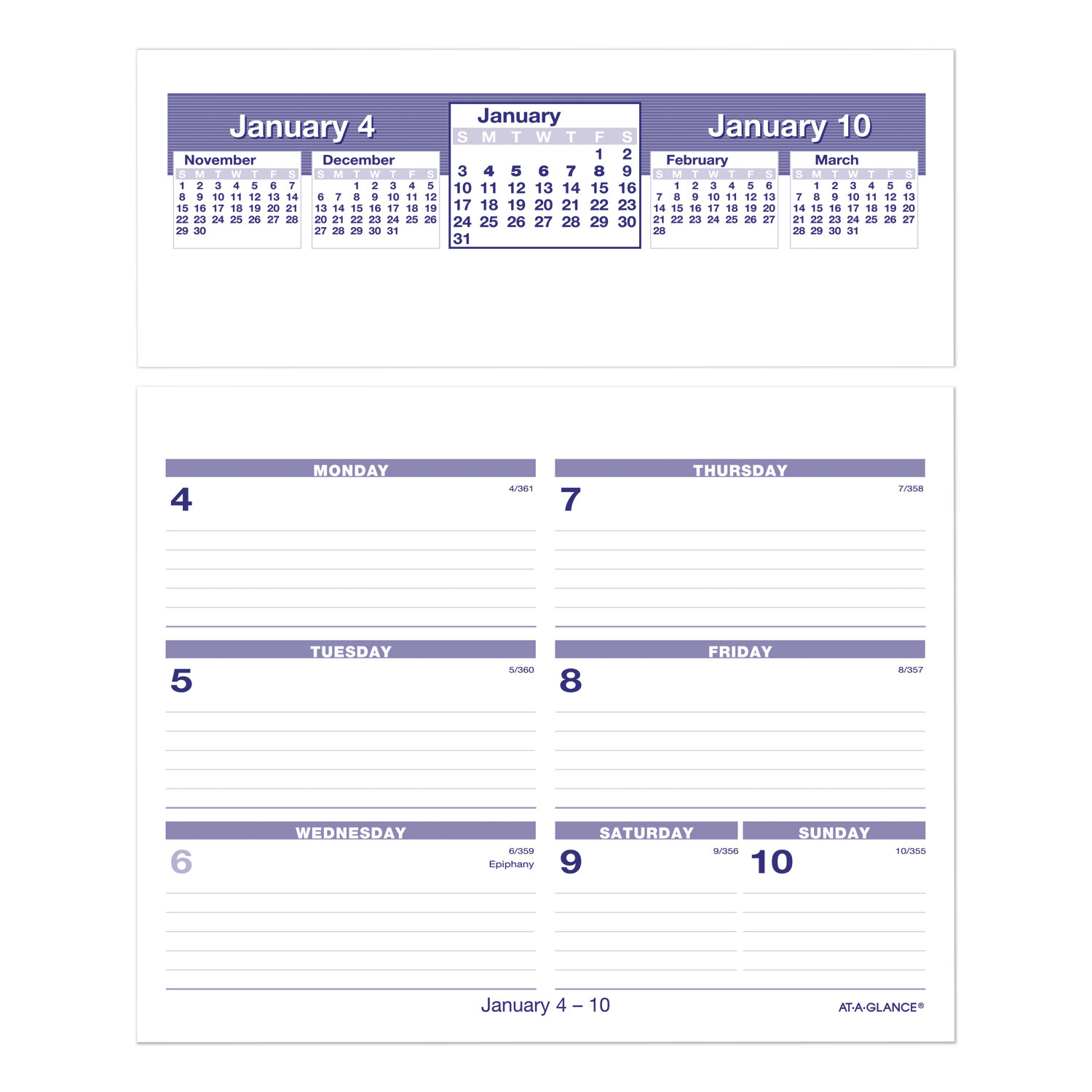 2021 Keyboard Calendar Strips : Portrait) On One Page In