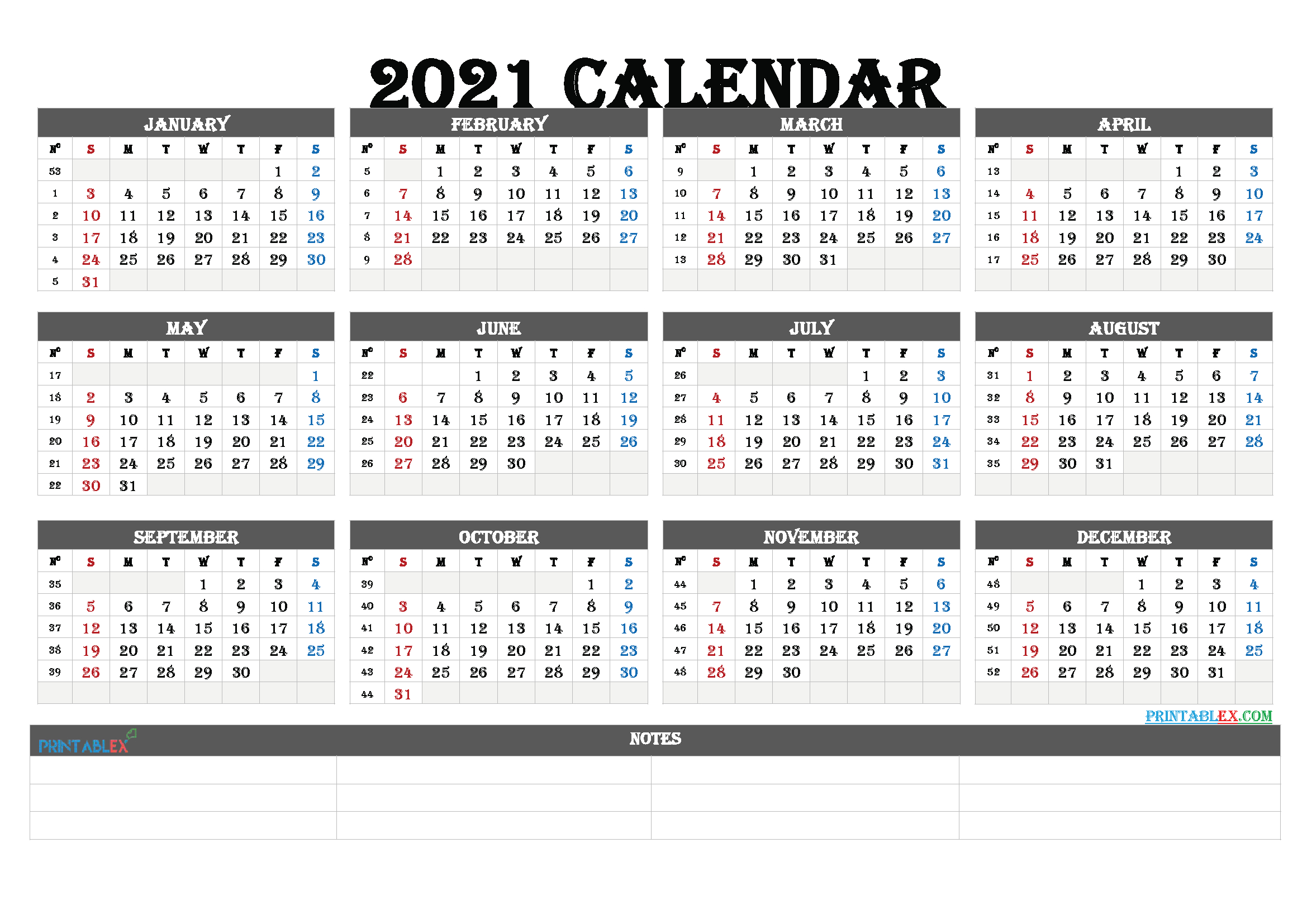 2021 Monthly Calendar Printable Word : Free February 2021