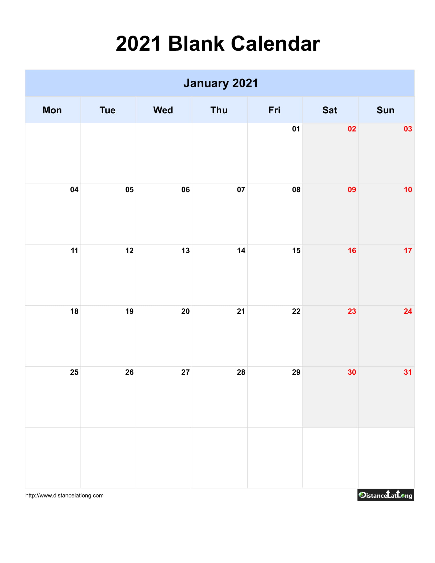 2021 Quarterly Calendar Free Printable