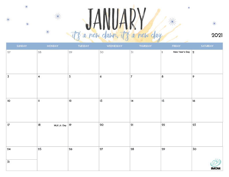 2021 Printable Calendars For Moms - Imom