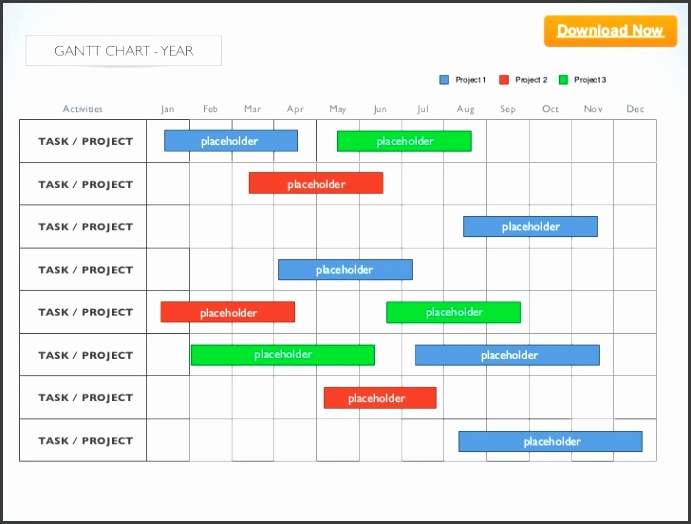 7 Template Gantt Chart - Sampletemplatess - Sampletemplatess