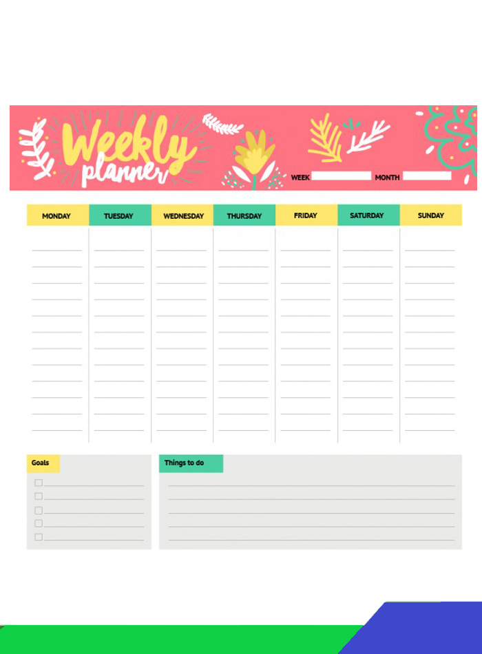 8+ Free Printable Weekly Calendar Templates In Pdf