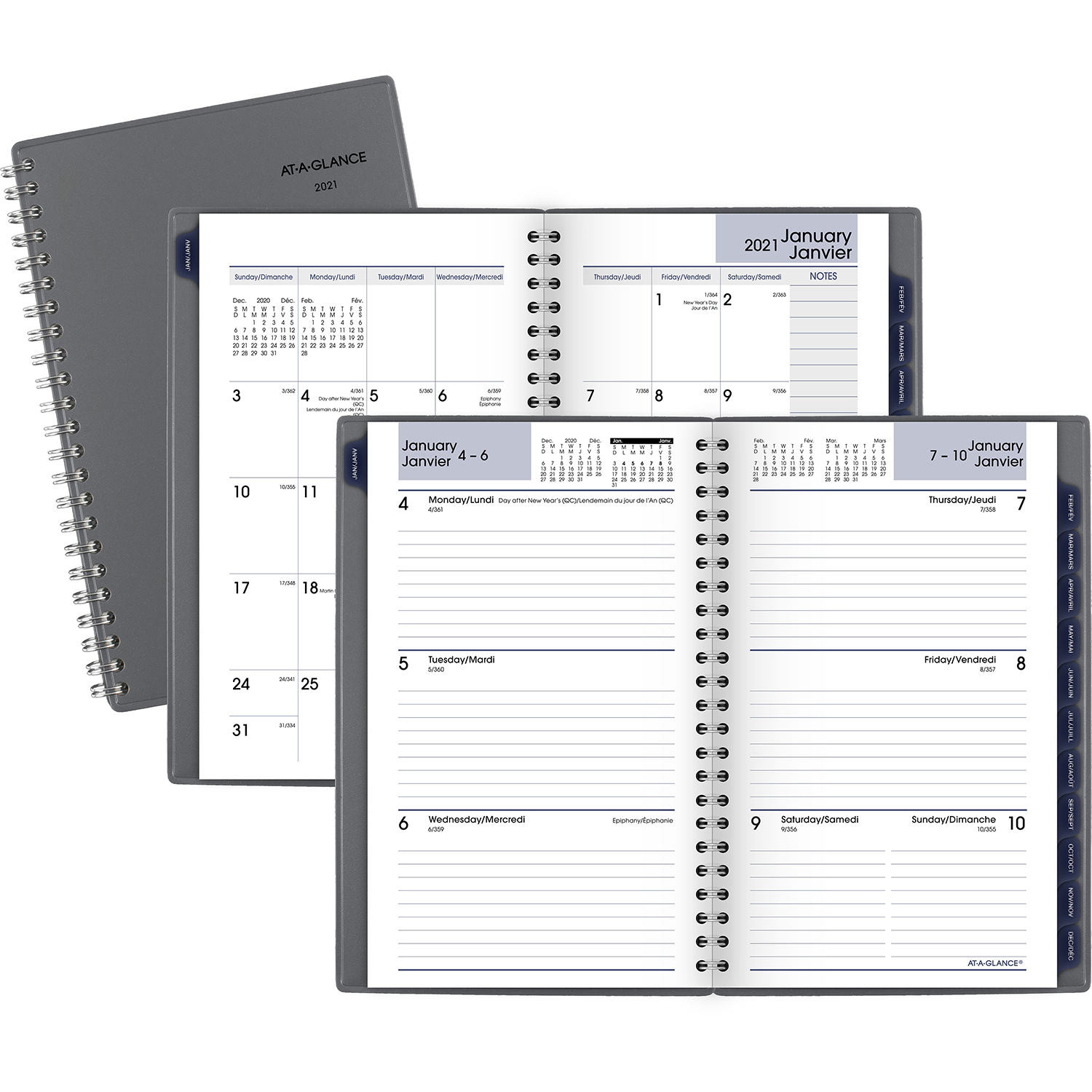 At-A-Glance 12-Month Traditional Weekly Planner 8&quot; X 5
