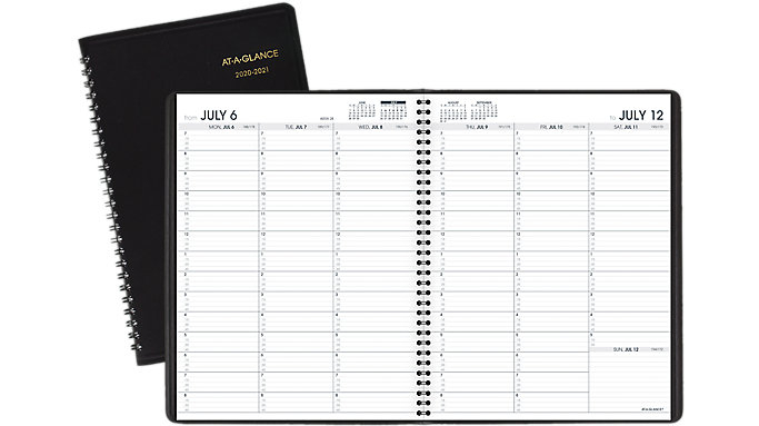 At A Glance 2021 Weekly Planner