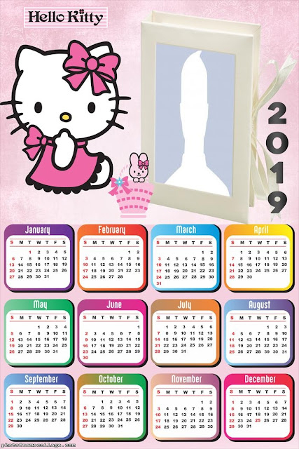 Calendario 2019 De Hello Kitty Para Imprimir Gratis