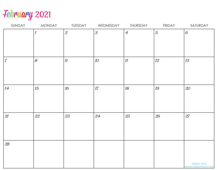 Custom Editable 2021 Free Printable Calendars | Calendar