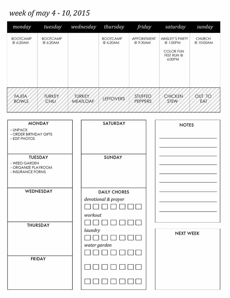 Diy Printable Planner | Printable Planner Planner