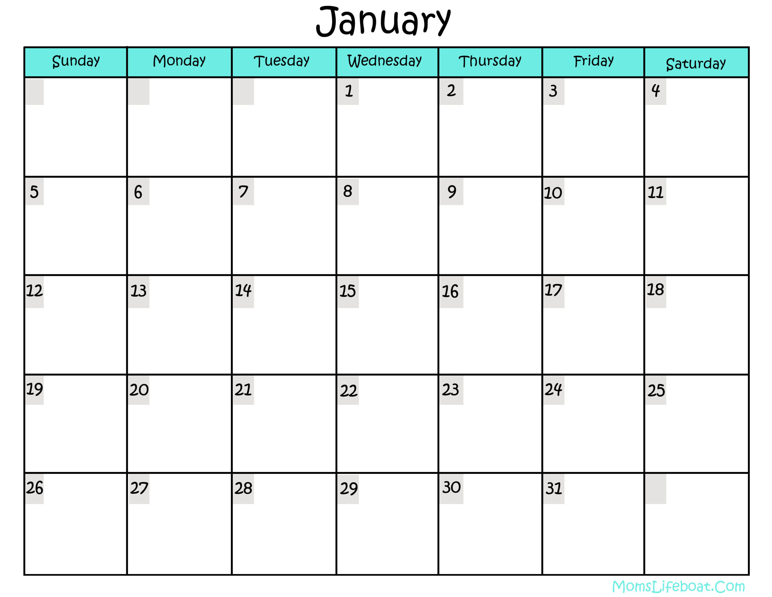 Free Calendar Templates - Fotolip
