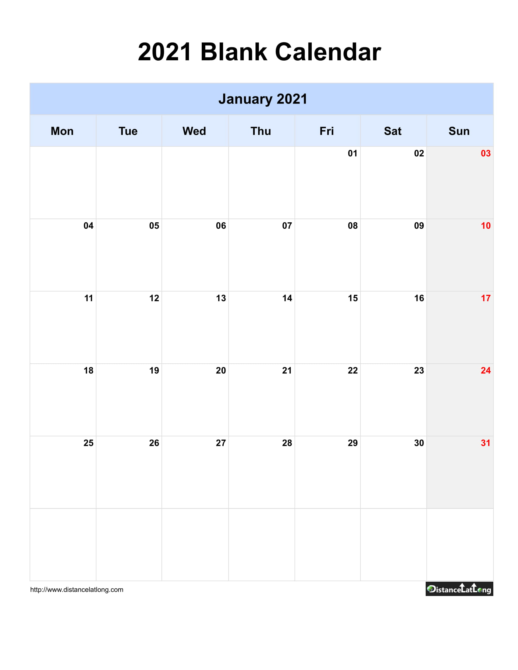 Free Downloadable 2021 Word Calendar  Free Printable